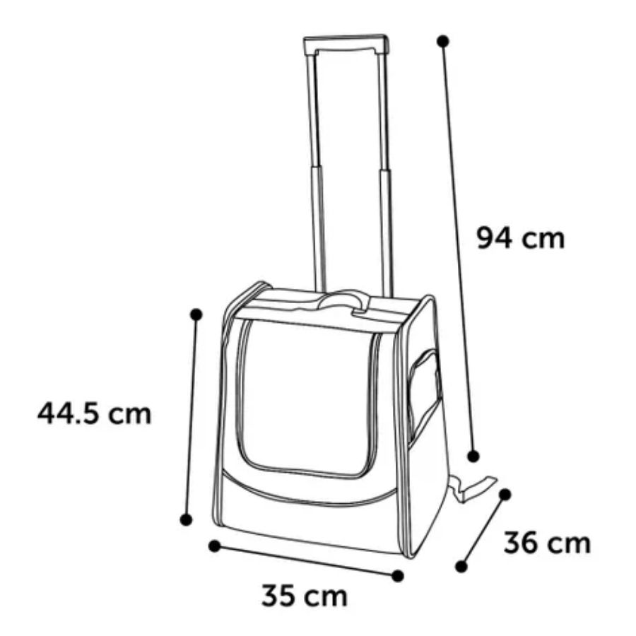 Smart trolley calypto negro, , large image number null